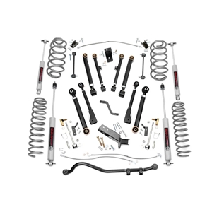 Rough Country 4in Lift Kit - Front and Rear - 1997-2006 Wrangler TJ 4WD