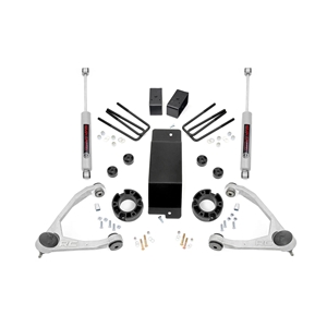 Rough Country 3.5in Lift Kit - Front and Rear - Silverado/Sierra 1500