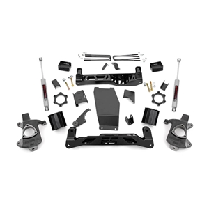 Rough Country 5in Lift Kit - Front and Rear - Silverado/Sierra 1500