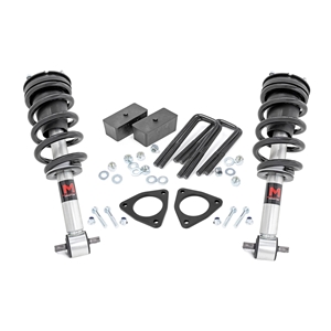 Rough Country 2.5in Leveling Kit - Front and Rear - Silverado/Sierra 1500