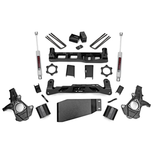Rough Country 5in Lift Kit - Front and Rear - Silverado/Sierra 1500 (2007-2013)