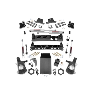 Rough Country 4in Lift Kit - Front and Rear - Silverado/Sierra 1500