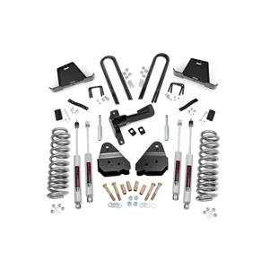 Rough Country 4.5in Lift Kit Front Spacer - Front and Rear - Ford F-250/F-350 Super Duty 4WD