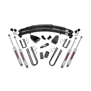 Rough Country 4in Lift Kit - Front and Rear - Ford F-250 4WD