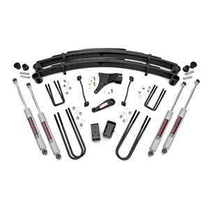 Rough Country 4in Lift Kit - Front and Rear - Ford F-250/350 Super Duty 4WD (1999)