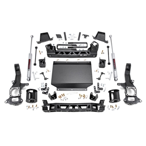 Rough Country 6in Lift Kit - Front and Rear - Nissan TITAN XD 4WD
