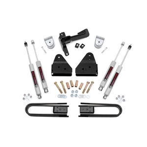 Rough Country 3in Lift Kit Spacer - Front and Rear - Ford F-250 Super Duty 4WD