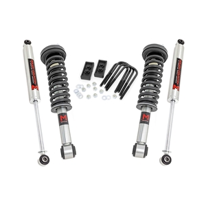 Rough Country 2in Lift Kit Lifted Struts - Front and Rear - Ford F-150