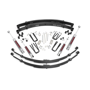 Rough Country 3in Lift Kit Rear Springs - Front and Rear - Toyota Pickup 4WD