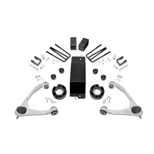 Rough Country 3.5in Lift Kit - Front and Rear - GMC Sierra 1500 Denali 4WD