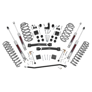 Rough Country 4in Lift Kit - Front and Rear - Jeep Grand Cherokee
