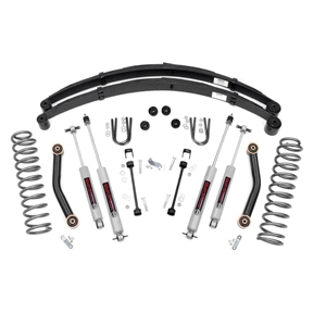 Rough Country 4.5in Lift Kit - Front and Rear - Jeep Cherokee RWD/4WD