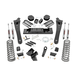 Rough Country 5in Lift Kit - Front and Rear - Ram 3500 Diesel