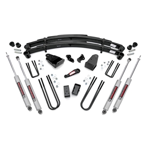 Rough Country 4in Lift Kit - Front and Rear - Ford F-350 Non-Dually