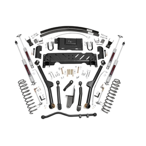 Rough Country 4.5in Lift Kit - Front and Rear - Jeep Cherokee 4WD