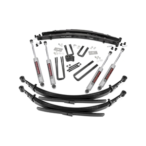 Rough Country 4in Lift Kit Rear Springs - Front and Rear - Plymouth Trailduster