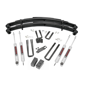 Rough Country 4in Lift Kit Lowboy - Front and Rear - Ford F-250 4WD