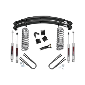 Rough Country 4in Lift Kit Rear Springs - Front and Rear - Ford F-150/F-100