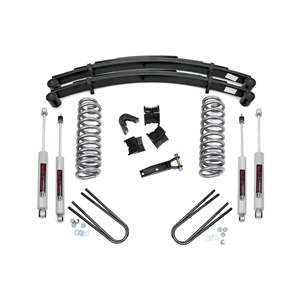 Rough Country 4in Lift Kit Rear Springs - Front and Rear - Ford Bronco 4WD