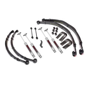 Rough Country 4in Lift Kit - Front and Rear - Jeep CJ5/CJ7/Scrambler