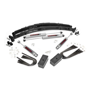 Rough Country 2in Lift Kit Rear Blocks- Front And Rear - Chevrolet/GMC 1977-1987
