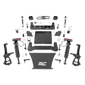 Rough Country 6in Vertex Coilovers Lift Kit - Front and Rear - Silverado 1500 4WD