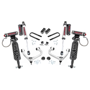 Rough Country 3in Vertex Coilovers Lift Kit - Front and Rear - Ford F-150 4WD
