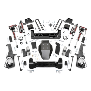 Rough Country 7in Vertex Reservoir Lift Kit - Front and Rear - Silverado/Sierra 2500/3500 HD 4WD