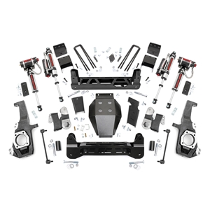 Rough Country 5in Vertex Reservoir Lift Kit - Front and Rear - Silverado/Sierra 2500/3500 HD 4WD