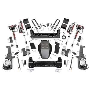 Rough Country 7.5in Vertex Reservoir Lift Kit - Front and Rear - Silverado/Sierra 2500/3500 HD