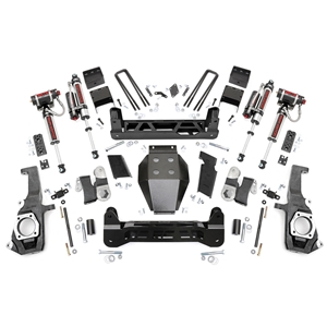 Rough Country 5in Vertex Reservoir Lift Kit - Front and Rear - Silverado/Sierra 2500/3500 HD