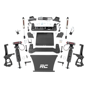 Rough Country 4in Vertex Coilovers Lift Kit - Front and Rear - Silverado/Sierra 1500 Trail Boss/AT4