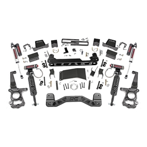 Rough Country 6in Vertex Coilovers Lift Kit - Front and Rear - Ford F-150 4WD (2015-2020)