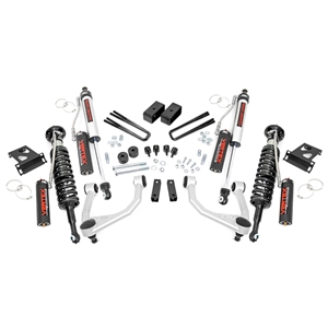 Rough Country 3.5in Vertex Adjustable Coilovers Lift Kit - Front and Rear - Toyota Tundra RWD/4WD