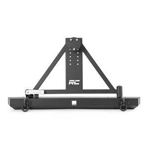 Rough Country Classic Rear Bumper With Tire Carrier - Jeep Wrangler TJ