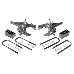 Rough Country 2in Front 2.5in Rear Lowering Shocks - Chevrolet/GMC 1982-2003 RWD