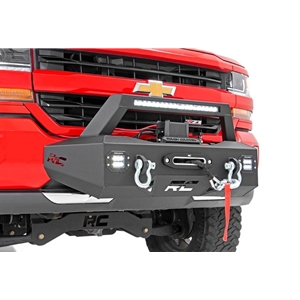 Rough Country Front EXO Winch Mount Bumper - Silverado 1500 LD