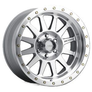 Method Wheels - 304 Double Standard Street - MACHINED - CLEAR COAT