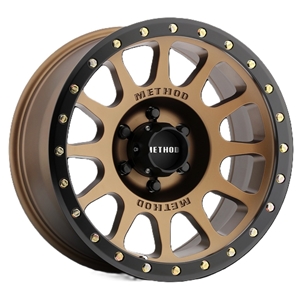 Method Wheels - 305 NV Street - METHOD BRONZE - MATTE BLACK LIP