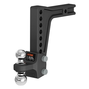 CURT Deep-Drop Adjustable Ball Mount with 2in Shank