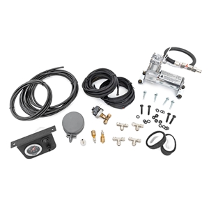 Rough Country Onboard Air Bag Compressor Kit With Gauge