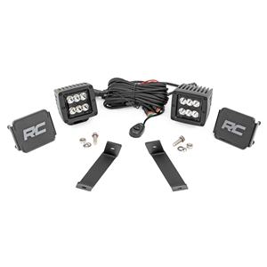 Rough Country LED Ditch Light Kit - Jeep Cherokee