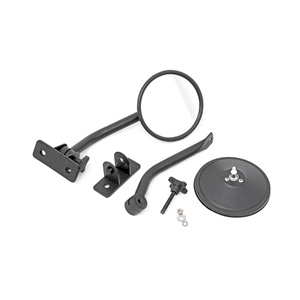Rough Country Foldable Round Side View Mirror