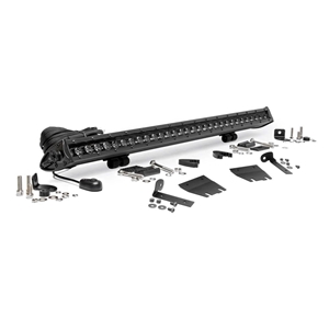 Rough Country 30in Single Row LED Hood Mount Kits - Jeep Wrangler JL / Gladiator JT