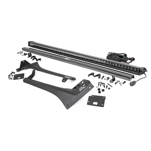 Rough Country 50in LED Upper Windshield Light Bar Kits - Select Wrangler JL / Gladiator JT