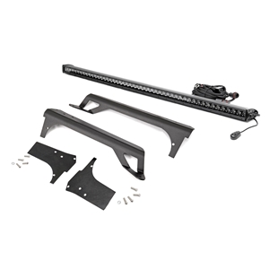 Rough Country 50in LED Upper Windshield Light Bar Kits - Jeep Wrangler TJ