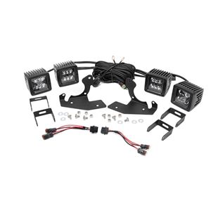 Rough Country Dual 2in Fog Mount LED Kit - Silverado 1500 / 2500 HD / 3500 HD