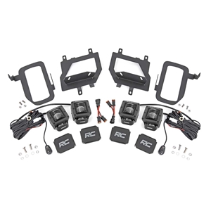 Rough Country Dual 2in Fog Mount LED Kit - Ford F-150