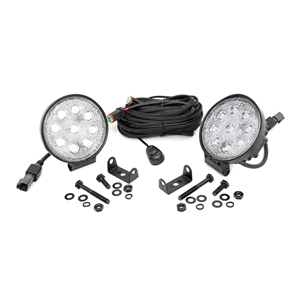 Rough Country 4in Round Chrome Series LED Light