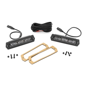 Rough Country 6in Flush Mount LED Lights - Pair